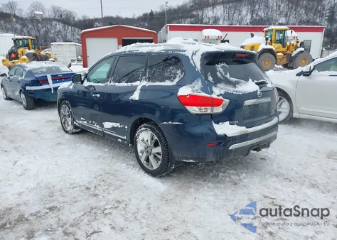 2014 Nissan Pathfinder Platinum from USA, damaged, VIN 5N1AR2MM3EC647688